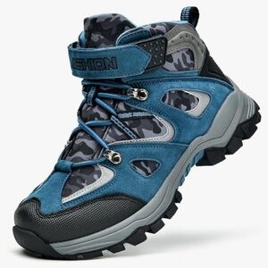 Blue winter ice hiking boots anti-slip sz Euro 40